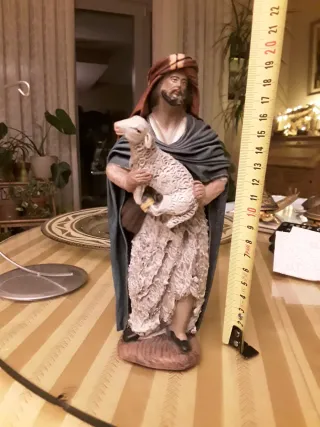 Figura belen Pastor con cordero