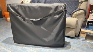 Lettino massaggio 2 zone - nero