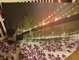 Cuadro luminoso Brooklyn Bridge