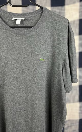 Camiseta Lacoste Gris Talla XL