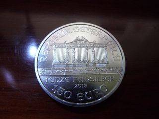 Moneda Plata 999 Austria Filarmónica 1oz 2013