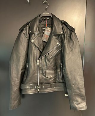 Chaqueta Cuero Bohmberg Negra