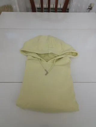 Sudadera corta amarilla Talla S