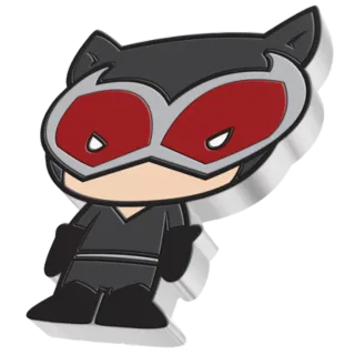 Moneda Plata 1 Oz Catwoman Chibi DC Proof 2021