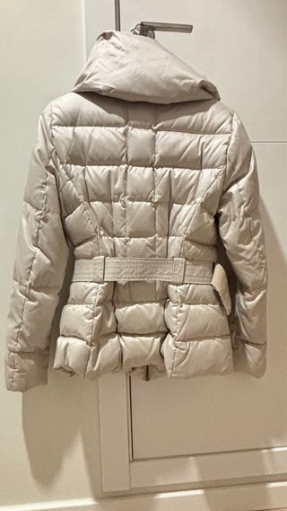 Anorak de plumas beige