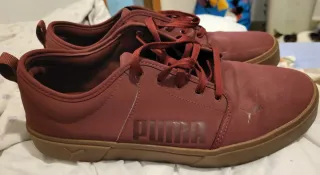 Zapatillas Puma Marrones/Rojas