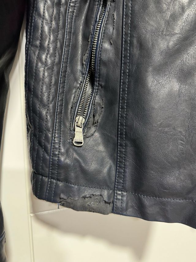 Cazadora Salsa Piel Hombre Talla L