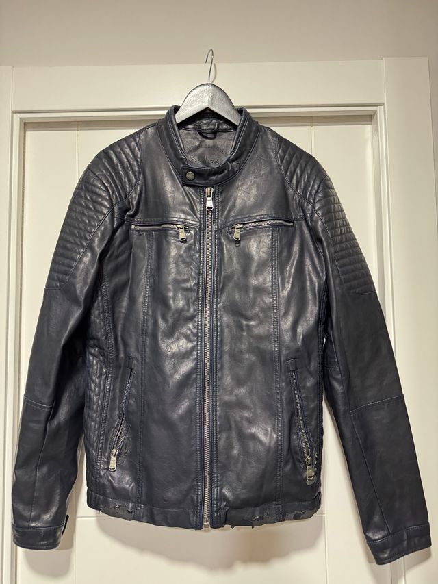 Cazadora Salsa Piel Hombre Talla L