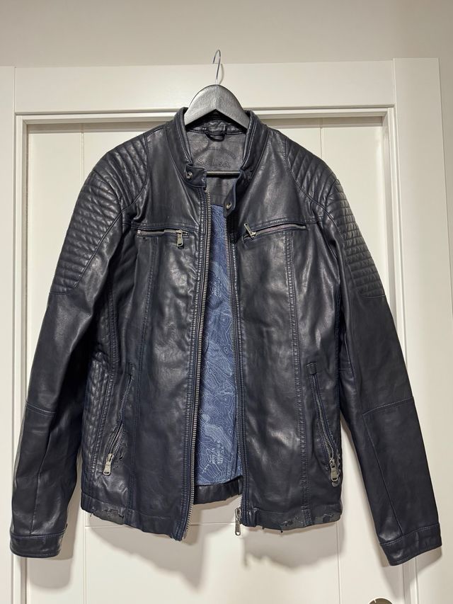 Cazadora Salsa Piel Hombre Talla L