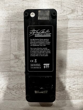 Pedal Wah EBS Stanley Clarke Bajo
