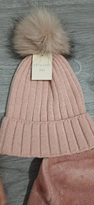 Pack Invierno Gorro y Bufanda Rosa