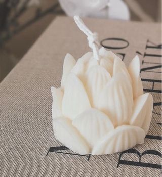 Candela Loto Cera Soia Pietra