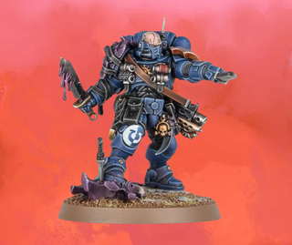 Teniente con arma combi 40k