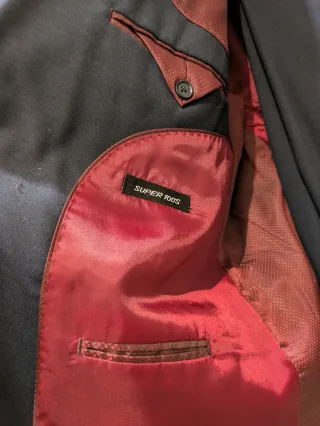 Traje de caballero azul marino talla 58