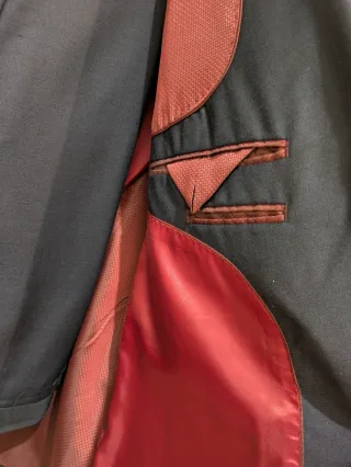 Traje de caballero azul marino talla 58