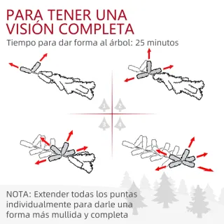 Árbol Navidad Nevado