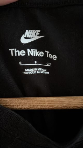 Camiseta Nike Talla S Negra