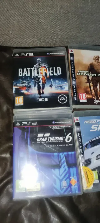 Lote 7 juegos PS3: Battlefield, GT6, NFS