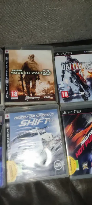 Lote 7 juegos PS3: Battlefield, GT6, NFS