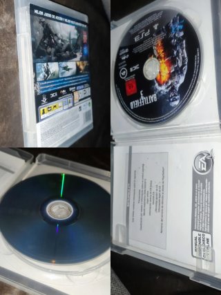 Lote 4 juegos PS3: Battlefield, gta