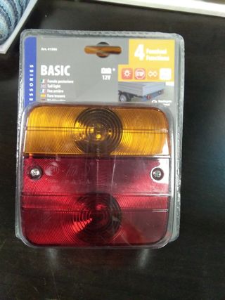 Pilotos Traseros Remolque 12V c/luz matricula