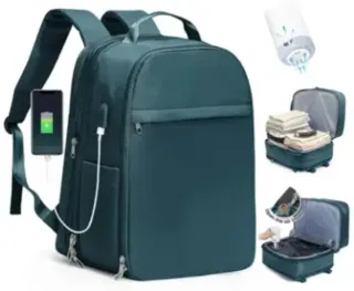 Mochila de viaje con vacío