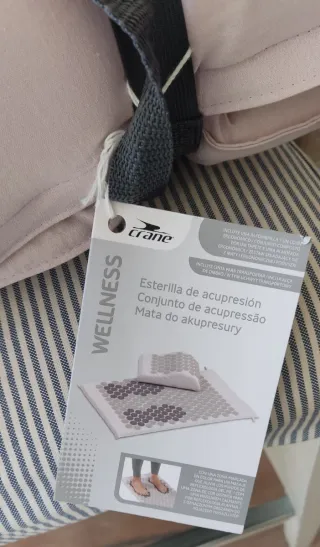 Esterilla y cojín de acupresión