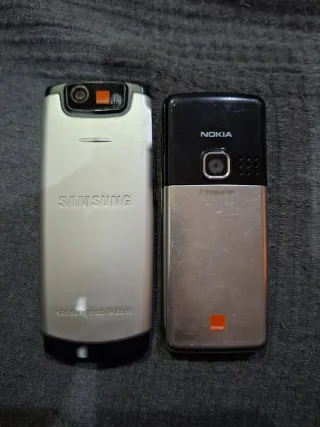 Lote 2 móviles Samsung y Nokia