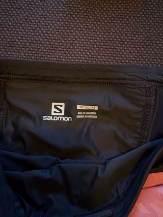 Falda-pantalón Salomon rosa y negra