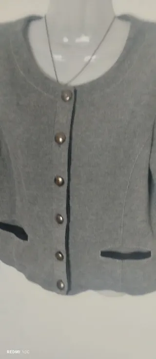 Cardigan Armani Jeans Grigio Donna