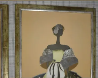 Set di 2 quadri moderni Meninas