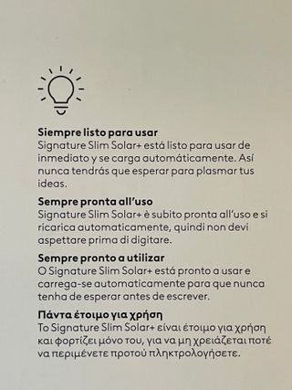 Teclado Logitech Signature Slim Solar+ K980