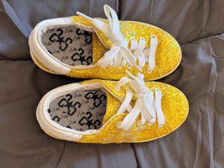 Zapatillas niña glitter doradas Talla 31