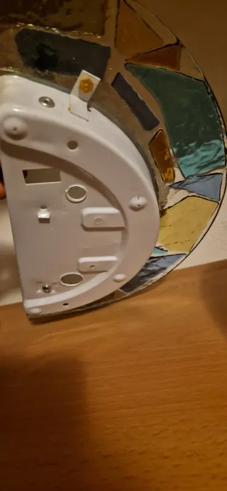 Coppia Applique Vetro Colorato