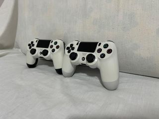 Set 2 Controller PS4 Bianco + Retro Nero