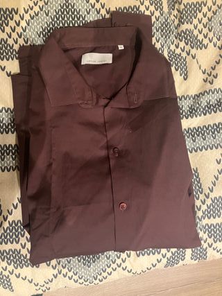Camisa Casual Friday Talla 3XL Burdeos