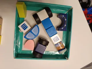 Bloques de construcción de madera Goula