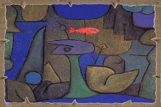 Paul Klee Underwater garden Stampa su MDF 30x45