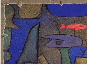 Paul Klee Underwater garden Stampa su MDF 30x45