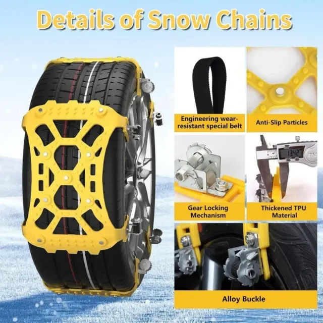 Cadenas Coche Nieve 12 unidades