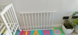 Minicuna de colecho blanca