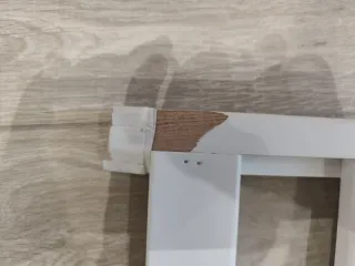 Minicuna de colecho blanca