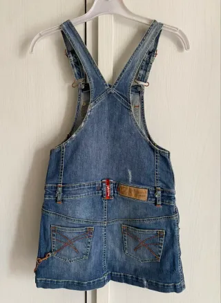 Salopette jeans bambina Phard tg 8 anni