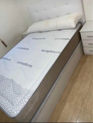 Canapé cama individual blanco