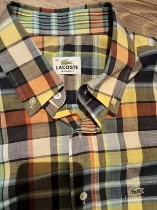Camicia Lacoste a quadri taglia L