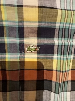 Camicia Lacoste a quadri taglia L
