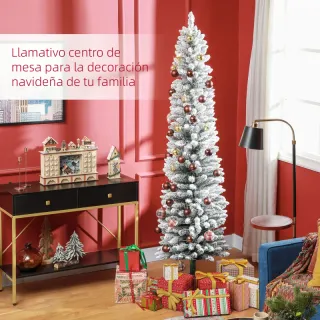 Árbol Navidad Estrecho Luces LED