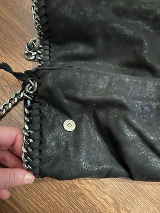 Lote 2 bolsos cadena serpiente y negro