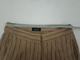 Pantalones Tintoretto Rayas Beige/Marrón