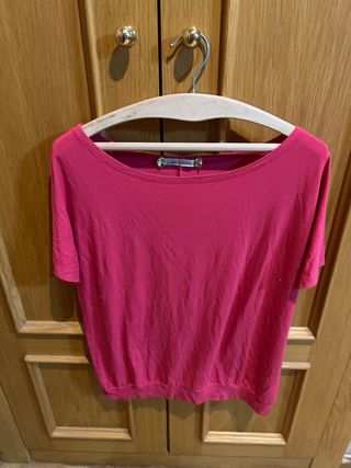 Camiseta rosa Cometas talla L